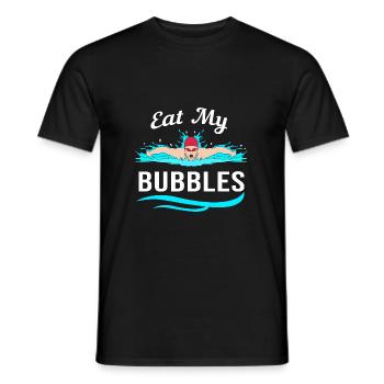Schwimmen Schwimmer Schwimmbad Schwimmlehrer - Männer T-Shirt - Schwarz - Vorne - AI Model Male 178 light (178cm)