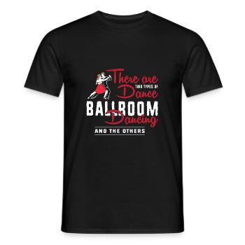 Walzer Paartanz - Männer T-Shirt - Schwarz - Vorne - AI Model Male 178 light (178cm)