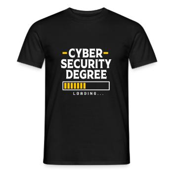 Cybersecurity Cyber Programmierer Hacker - Männer T-Shirt - Schwarz - Vorne - AI Model Male 178 light (178cm)