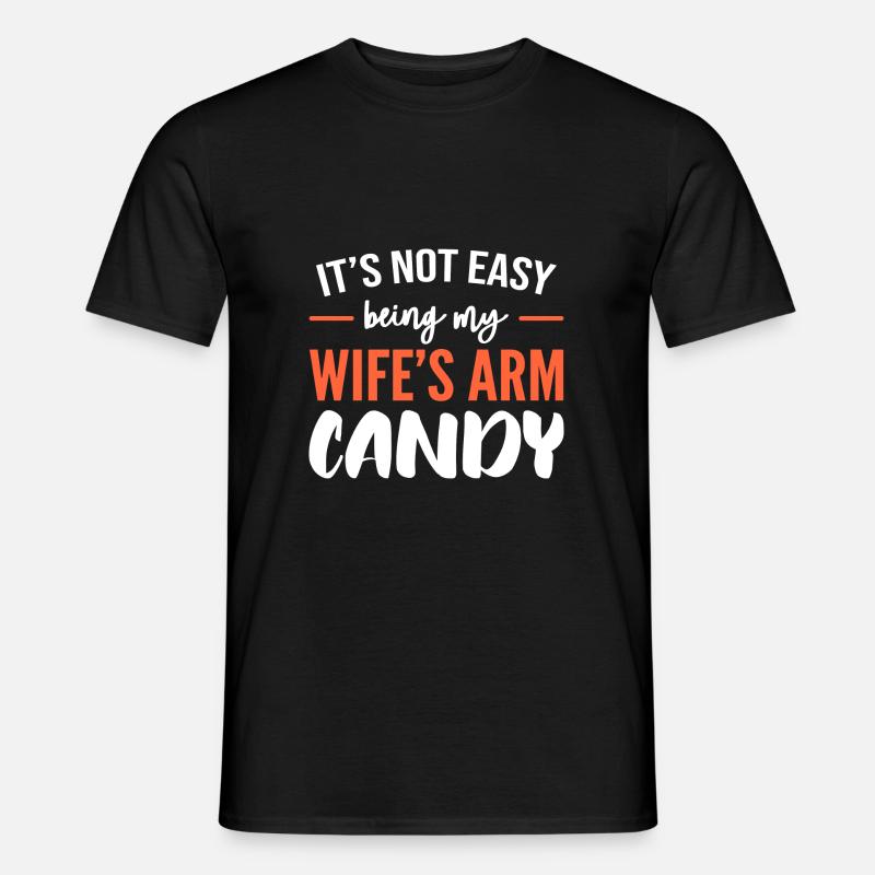Arm Candy Ehemann - Männer T-Shirt - Schwarz