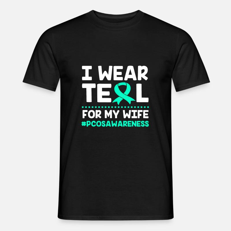 Pcos-Bewusstsein - Männer T-Shirt - Schwarz