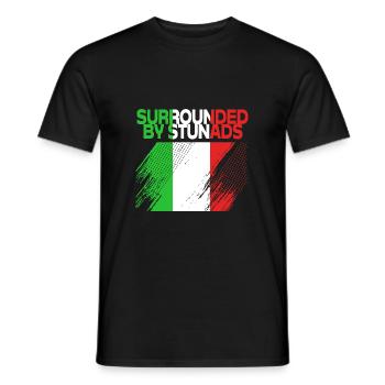 Italienisch Italia Italien - Männer T-Shirt - Schwarz - Vorne - AI Model Male 178 light (178cm)