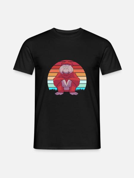 Orangutan - Men's T-Shirt - black