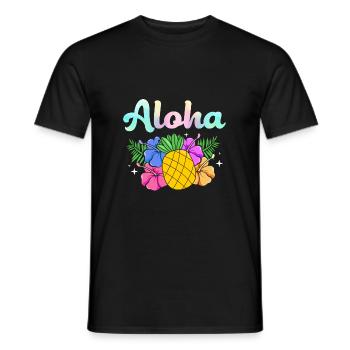 Maui Hawaii Hawaiian - Männer T-Shirt - Schwarz - Vorne - AI Model Male 178 light (178cm)