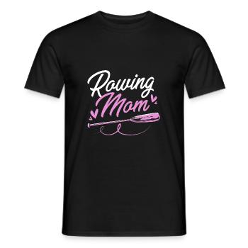 Rowing Team Rowing Rowing Rowing Boat Rowers - Men's T-Shirt - black - Front - AI Model Male 178 light (178cm)