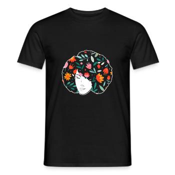 Afro Latina - Men's T-Shirt - black - Front - AI Model Male 178 light (178cm)