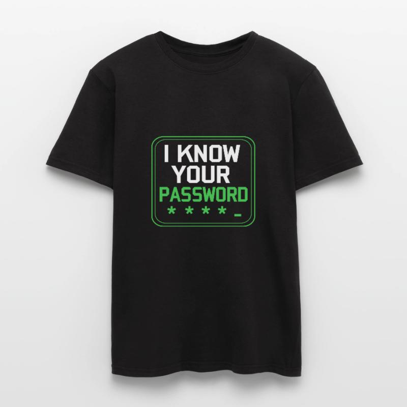Cybersecurity Cyber Programmer Hacker Men’s T-shirt