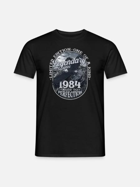 Legendary since 1984 - Men's T-Shirt - black