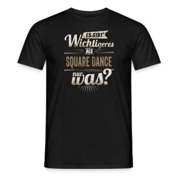 Sportler Motiv - Square Dance - es gibt - Männer T-Shirt - Schwarz - Vorne - AI Model Male 178 light (178cm)