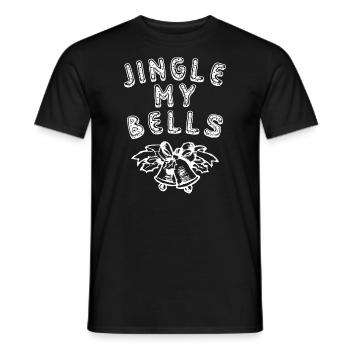 Jingle my bells - Männer T-Shirt - Schwarz - Vorne - AI Model Male 178 light (178cm)