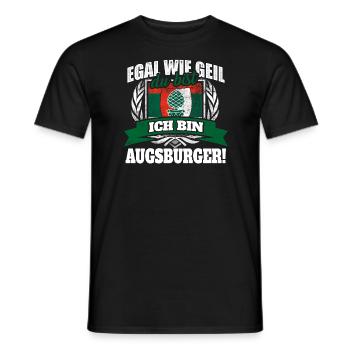 Augsburger Augsburg Augschburg Geschenk - Männer T-Shirt - Schwarz - Vorne - AI Model Male 178 light (178cm)