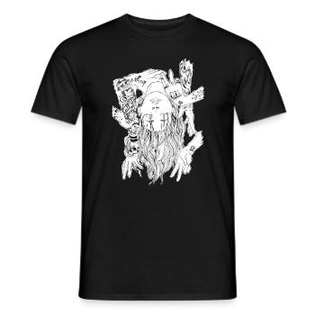 go on - Men's T-Shirt - black - Front - AI Model Male 178 light (178cm)
