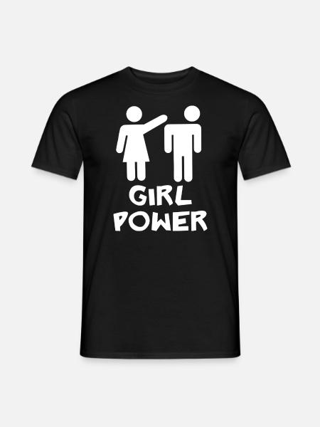 Girl Power - Men's T-Shirt - black
