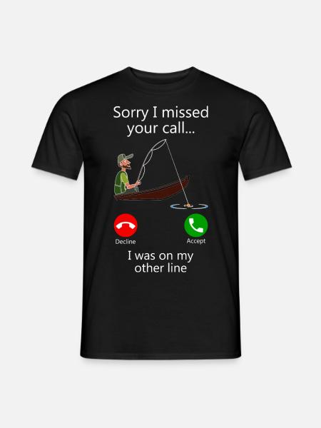 Angeln Spaß Fischer Passion Fisch - Männer T-Shirt - Schwarz