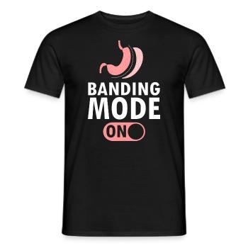 Gastric Bypass and Gastric Bypass Operation Design - Men's T-Shirt - black - Front - AI Model Male 178 light (178cm)
