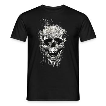 Vikings Rune nordique Vikings Valhalla Vikings - T-shirt homme - noir - Devant - AI Model Male 178 light (178cm)