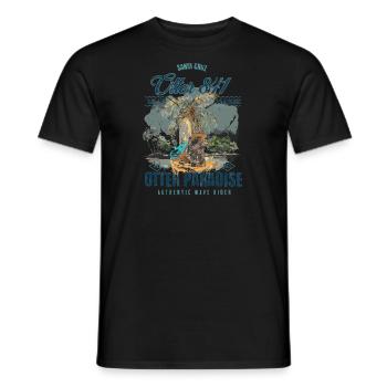 Otter 841 Surf Santa Cruz Otter 841 - T-shirt homme - noir - Devant - AI Model Male 178 light (178cm)