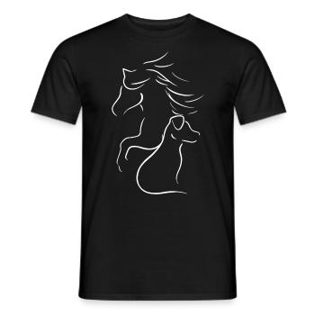 Best Friends blanc - T-shirt homme - noir - Devant - AI Model Male 178 light (178cm)