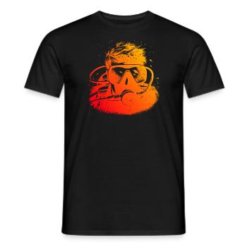 Scuba Diver Scuba Taucher Scuba Tauchen - Männer T-Shirt - Schwarz - Vorne - AI Model Male 178 light (178cm)