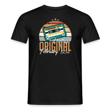 Légendaire depuis février 1934 millésime 1934 - T-shirt homme - noir - Devant - AI Model Male 178 light (178cm)