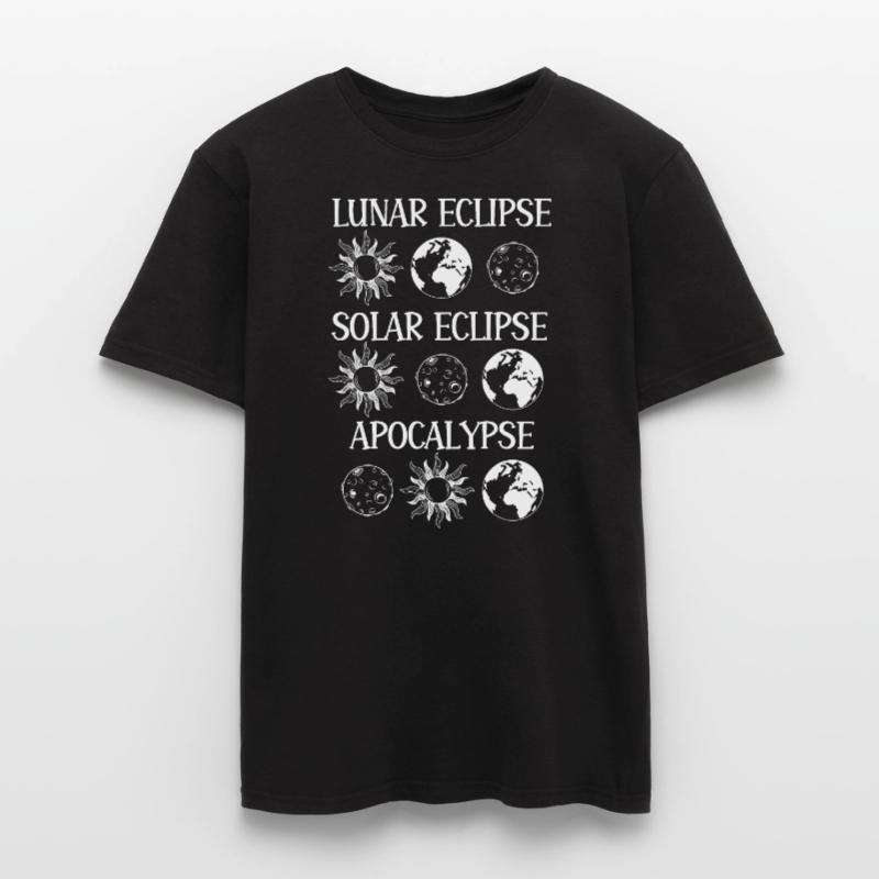 Lunar Eclipse Solar Eclipse Apocalypse Men's T-Shirt