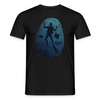 Tauchen Meine DNA für Sporttaucher - Männer T-Shirt - Schwarz - Vorne - AI Model Male 178 light (178cm)