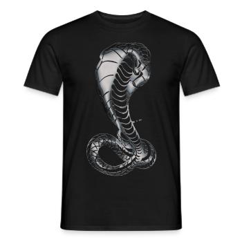 Cobra royal - T-shirt homme - noir - Devant - AI Model Male 178 light (178cm)