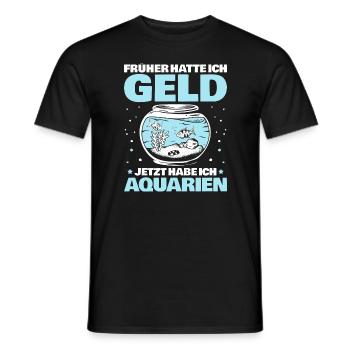 Aquaristik Aquarianer Aquarium Fische Zierfische - Männer T-Shirt - Schwarz - Vorne - AI Model Male 178 light (178cm)