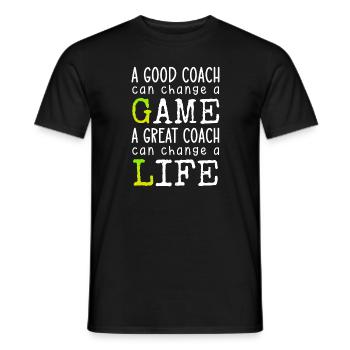 Tainer Trainerin Spruch Geschenk - Männer T-Shirt - Schwarz - Vorne - AI Model Male 178 light (178cm)