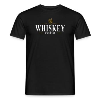 Whiskey Warrior - Männer T-Shirt - Schwarz - Vorne - AI Model Male 178 light (178cm)