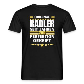 Cycliste mûri à la perfection - T-shirt homme - noir - Devant - AI Model Male 178 light (178cm)