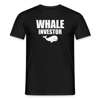 Whale Investor Bitcoin Cadeaux - T-shirt homme - noir - Devant - AI Model Male 178 light (178cm)