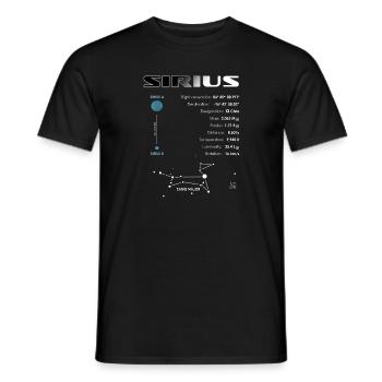 Sirius - Männer T-Shirt - Schwarz - Vorne - AI Model Male 178 light (178cm)