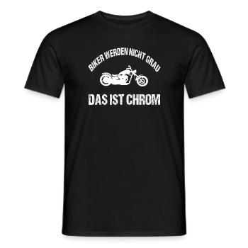 Motorrad - Männer T-Shirt - Schwarz - Vorne - AI Model Male 178 light (178cm)