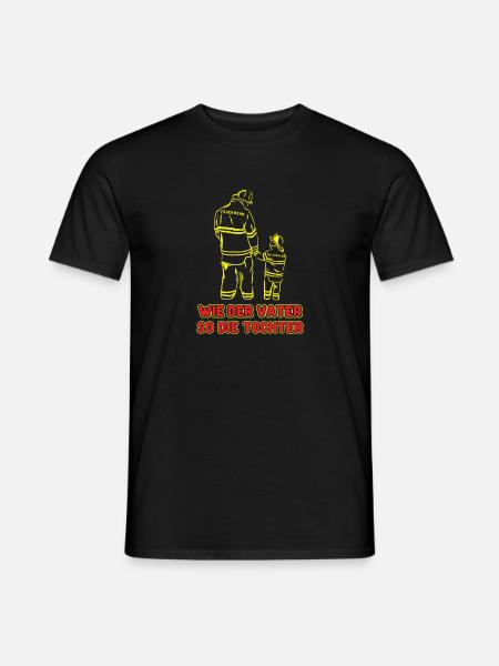 Feuerwehr - Männer T-Shirt - Schwarz