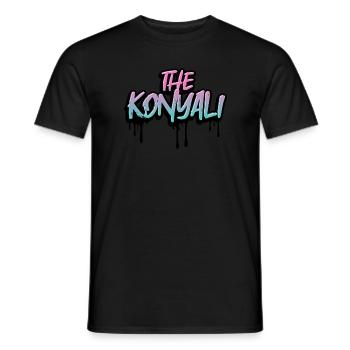 The Konyali - Männer T-Shirt - Schwarz - Vorne - AI Model Male 178 light (178cm)
