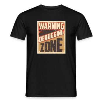 Programmierer Coder Software Entwickler - Männer T-Shirt - Schwarz - Vorne - AI Model Male 178 light (178cm)
