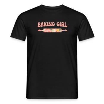 Boulanger Boulanger Confiseur - T-shirt homme - noir - Devant - AI Model Male 178 light (178cm)