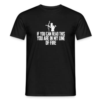Bogenschütze Bogensport Pfeil Bogen Bogenschießen - Männer T-Shirt - Schwarz - Vorne - AI Model Male 178 light (178cm)
