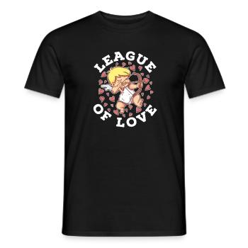 Valentinstag Valentines Day - Männer T-Shirt - Schwarz - Vorne - AI Model Male 178 light (178cm)