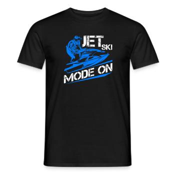 Jetski Jet Ski Motorschlitten - Männer T-Shirt - Schwarz - Vorne - AI Model Male 178 light (178cm)