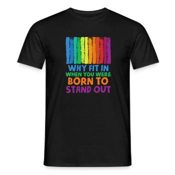 Autism Autistic - Men's T-Shirt - black - Front - AI Model Male 178 light (178cm)