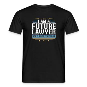 Lawyer Lawyer Lawyer Lawyer - Men's T-Shirt - black - Front - AI Model Male 178 light (178cm)