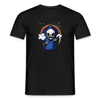 Retro Gothic Vintage Goth Okkult - Männer T-Shirt - Schwarz - Vorne - AI Model Male 178 light (178cm)