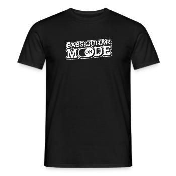 Basse Guitare Basse Guitare Basse Bassiste - T-shirt homme - noir - Devant - AI Model Male 178 light (178cm)