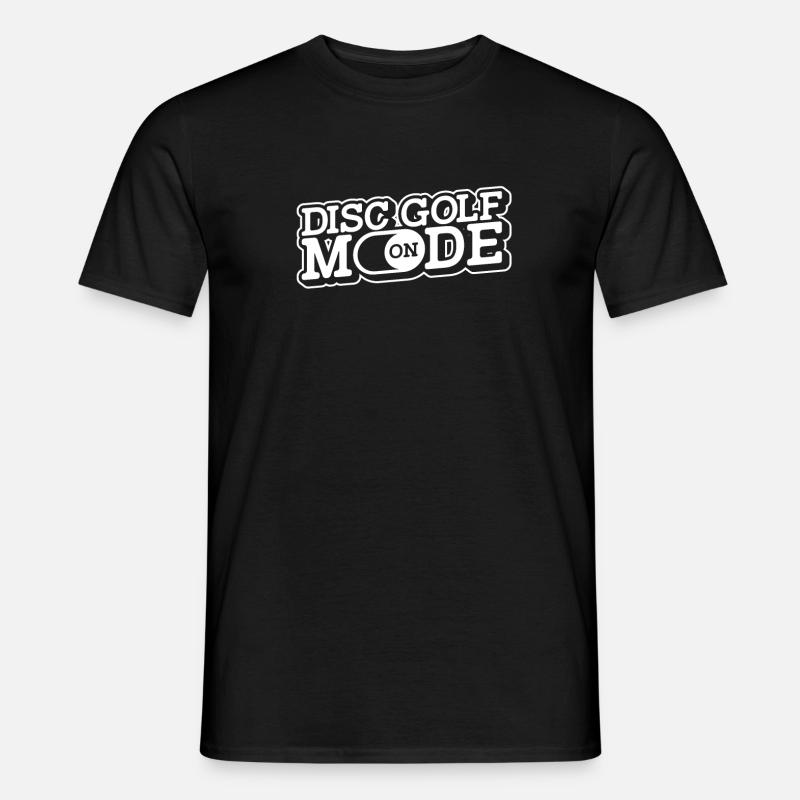 Frisbee Golf - Männer T-Shirt - Schwarz