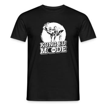 Kung-fu - T-shirt homme - noir - Devant - AI Model Male 178 light (178cm)