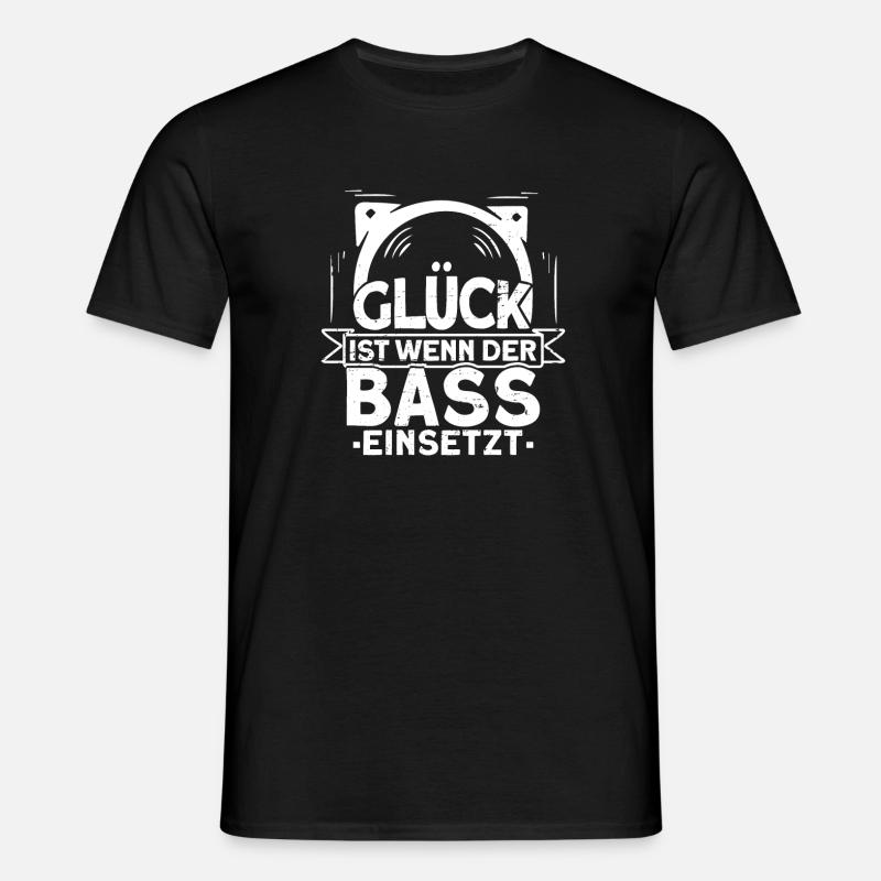 Techno - Männer T-Shirt - Schwarz