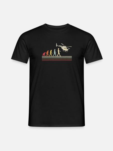 Helicopter Helicopter Pilot Heli - Men's T-Shirt - black