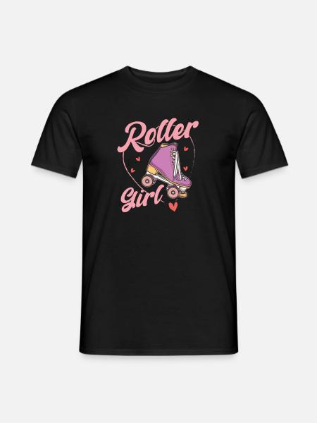 Rollschuhe Laufen Roller Skates - T-shirt herr - svart